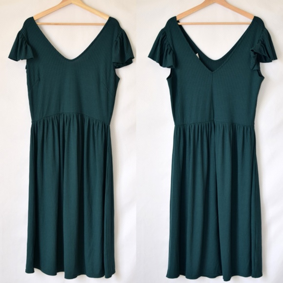 NWOT Lost Ink ASOS Skater Jersey Plus Midi Dress - Picture 5 of 7